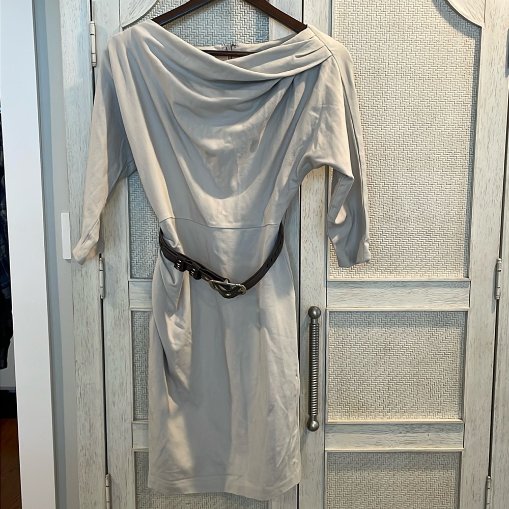 Dress with belt